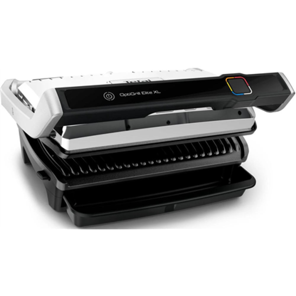 TEFAL , Electric Grill , GC760D30 OptiGrill Elite XL , Table , 2200 W , Black/Stainless Steel