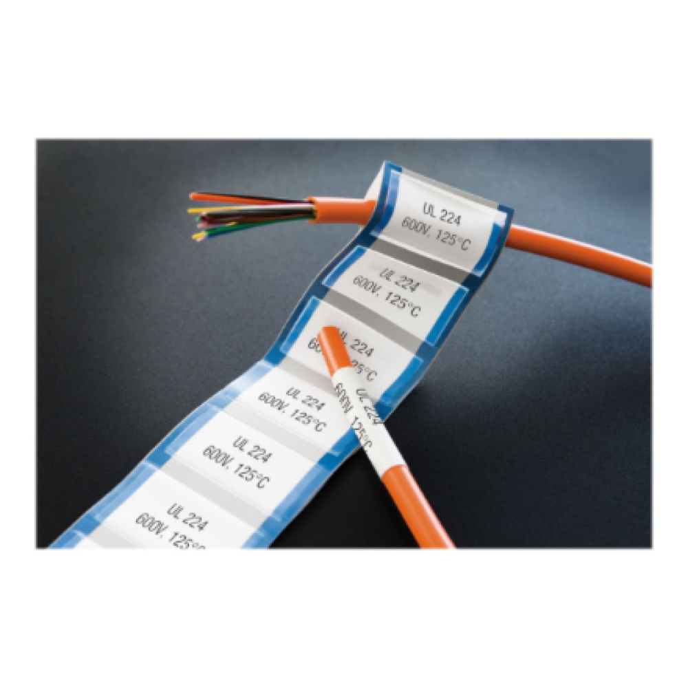 1868734 Pre-Sized Heat-Shrink Tube, 54mm x 47mm, Black on White, XTL Series