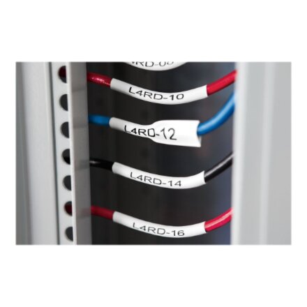 1868734 Pre-Sized Heat-Shrink Tube, 54mm x 47mm, Black on White, XTL Series