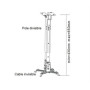Sunne , Projector Ceiling mount , PRO02S , Tilt, Swivel , Maximum weight (capacity) 20 kg , Silver