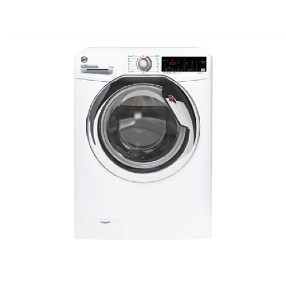 Hoover , Washing Machine , H3WS610TAMCE/1-S , Energy efficiency class A , Front loading , Washing capacity 10 kg , 1600 RPM , Depth 58 cm , Width 60 cm , Display , LED , Steam function , Near Field Communication (NFC) , White