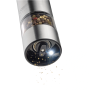 01836 Caso Salt and Pepper Grinder , SpiceDuo , Electric , Housing material Stainless steel , Lithium