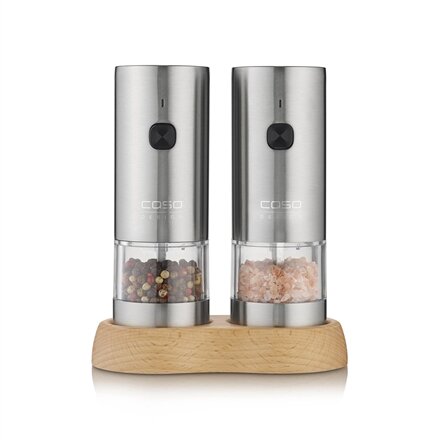 Caso Salt and Pepper Grinder , SpiceDuo , Electric , Housing material Stainless steel , Lithium