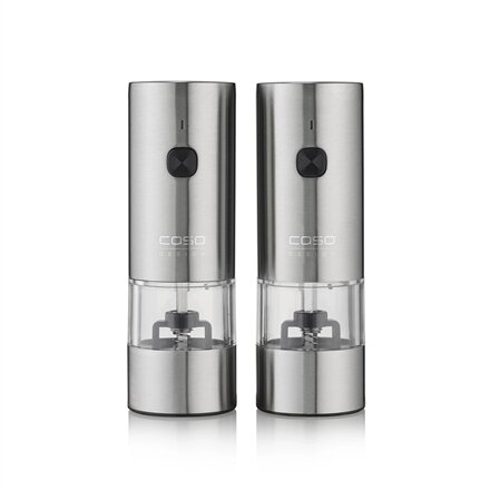 Caso Salt and Pepper Grinder , SpiceDuo , Electric , Housing material Stainless steel , Lithium
