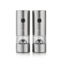 01836 Caso Salt and Pepper Grinder , SpiceDuo , Electric , Housing material Stainless steel , Lithium