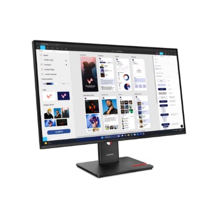 Lenovo , ThinkVision T32UD-40 , 31.5 , IPS , 16:9 , 60 Hz , 4 ms , 3840 x 2160 pixels , 350 cd/m² , HDMI ports quantity 1 , Eclipse Black , Warranty 36 month(s)