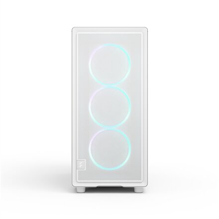 Fractal Design Case , Epoch , ATX , White TG RGB Clear Tint
