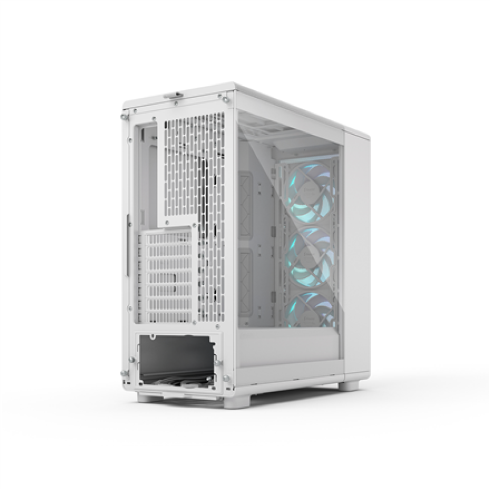 Fractal Design Case , Epoch , White TG RGB Clear Tint , ATX , Power supply included No
