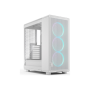 Fractal Design Case , Epoch , White TG RGB Clear Tint , ATX , Power supply included No
