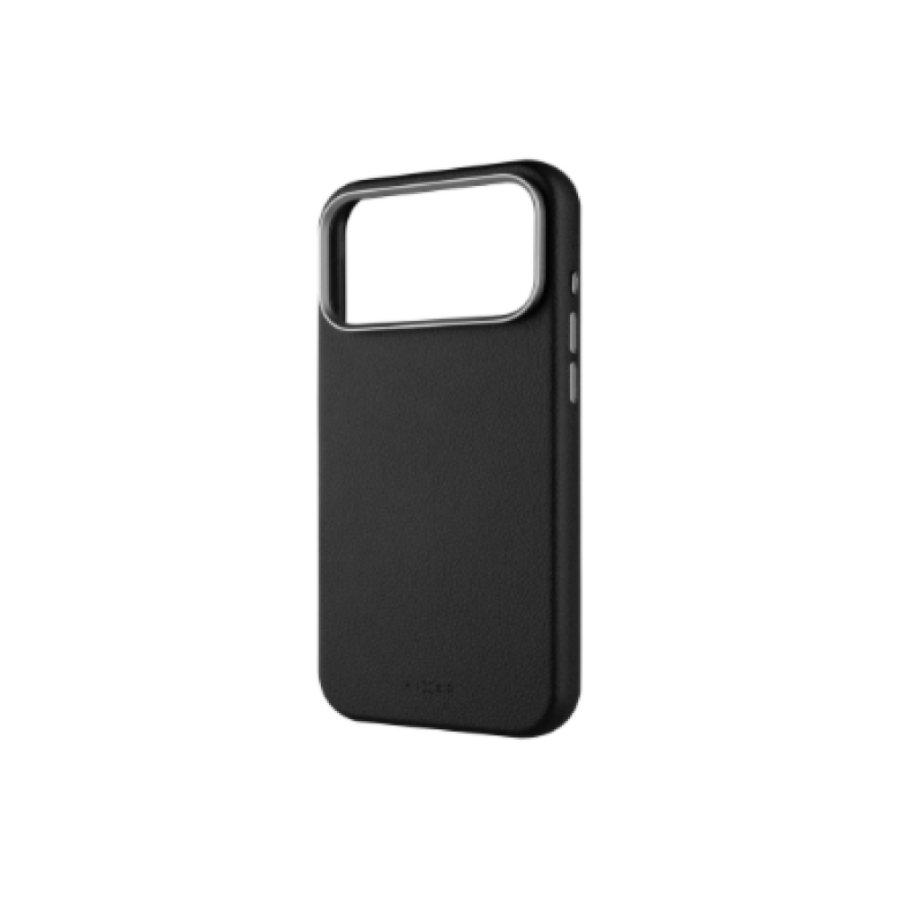 Fixed MagLeather , Back cover , Apple , iPhone 17 Pro Max , Leather , Black , MagSafe