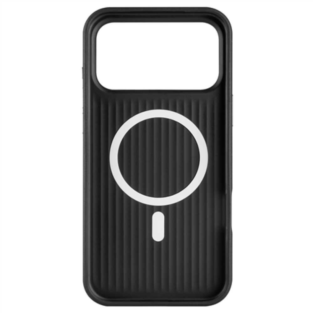 Fixed MagLeather , Back cover , Apple , iPhone 17 Pro Max , Leather , Black , MagSafe