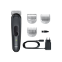 Braun , BG3340 , Body Groomer , Cordless and corded , Number of length steps , Number of shaver heads/blades , Black/Grey
