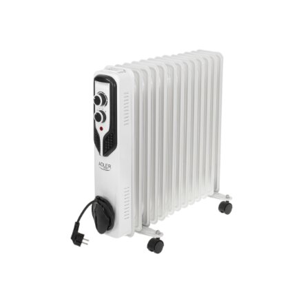Adler , Oil-Filled Radiator , AD 7818 , Oil Filled Radiator , 2500 W , Number of power levels 3 , White