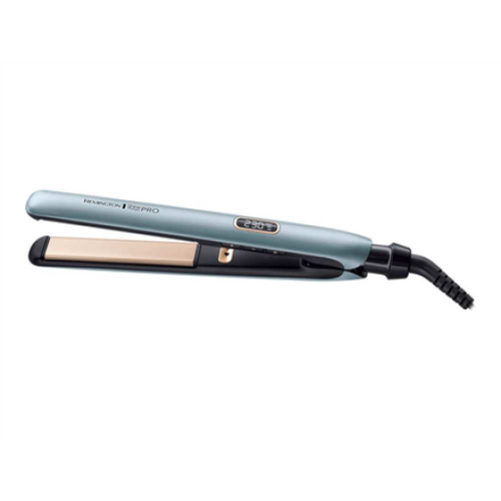 Remington , Hair Straitghtener , S9300 Shine Therapy Pro , Warranty 24 month(s) , Ceramic heating system , Ionic function , Display Digital , Temperature (min) °C , Temperature (max) 230 °C , Number of heating levels , Blue
