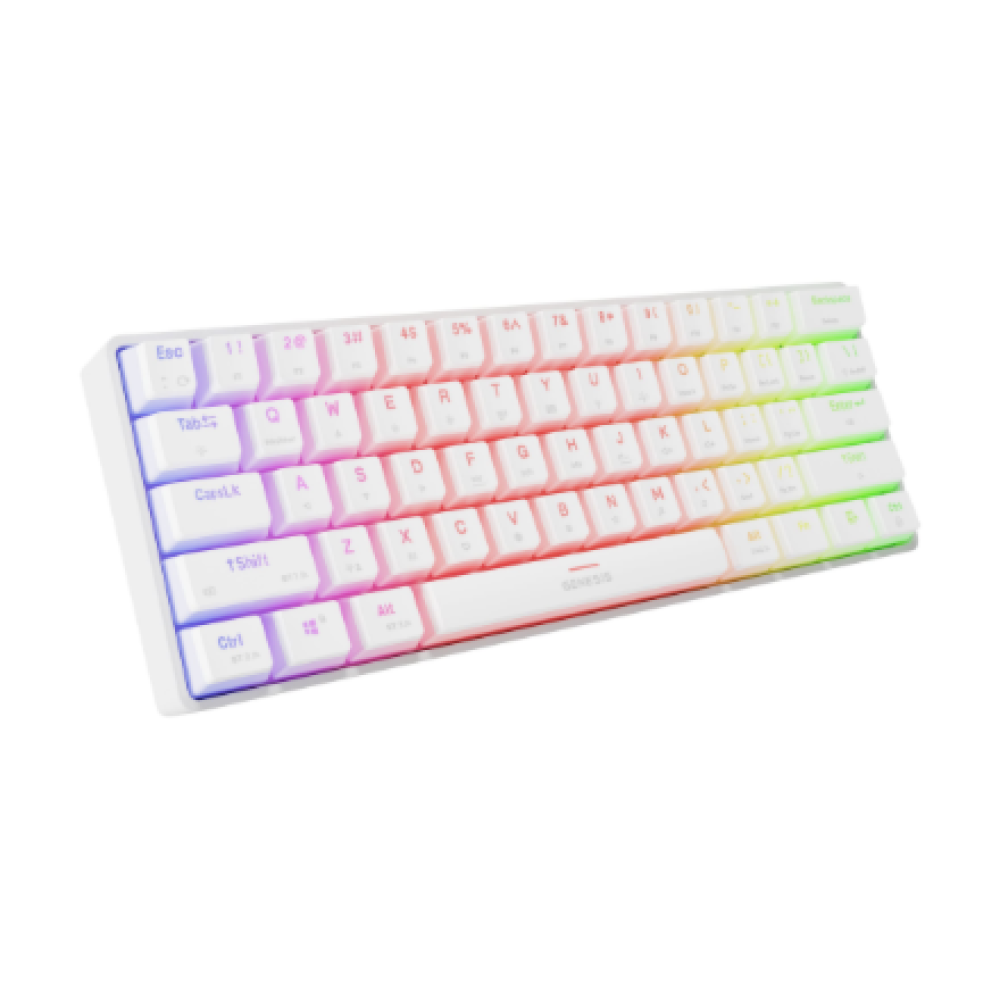 Genesis , THOR 660 G2 , Gaming Keyboard , Wireless/Wired , US , RGB , White , 2.4GHz, Bluetooth, USB-C , Linear