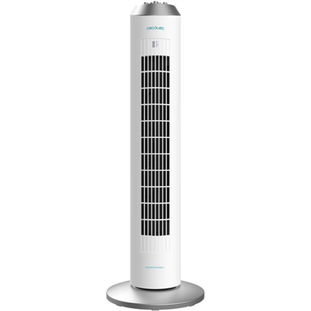 Cecotec EnergySilence 8090 Skyline , Tower Fan , Stand Fan , 60 W , Diameter 29 cm , Number of speeds 3 , Oscillation , White