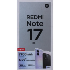 SALE OUT. Xiaomi Redmi Note 17 5G (Celestial Purple) 7.0 OLED 1080x2396/2.3GHz,128GB,6GB RAM/Android 16,WiFi,BT,5G,MZB0PTZEU , SALE OUT. , Xiaomi Redmi Note 17 5G , Celestial Purple , 6.99 , AMOLED , 2396 x 1080 pixels , Qualcomm , Snapdragon 4 Gen 4 , In