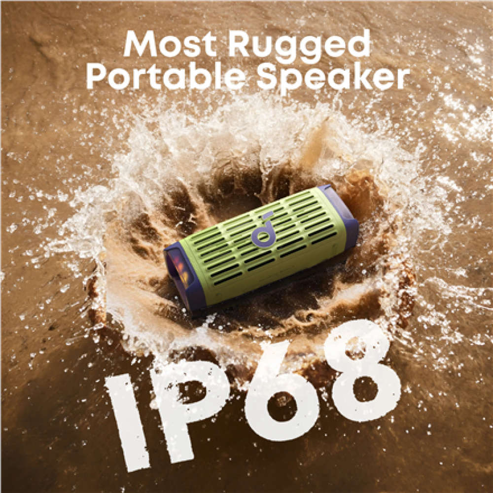 Anker Soundcore Speaker , Boom 3i , 50 W , Waterproof , Bluetooth , Green , Portable , Wireless connection