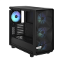Fractal Design , Meshify 2 RGB TG Light Tint , Side window , Black , E-ATX , Power supply included No , ATX