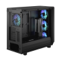 Fractal Design , Meshify 2 RGB TG Light Tint , Side window , Black , E-ATX , Power supply included No , ATX