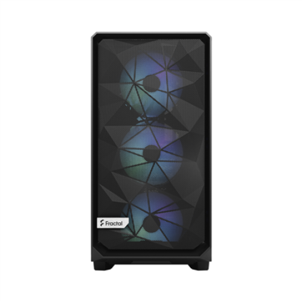 Fractal Design , Meshify 2 RGB TG Light Tint , Side window , Black , E-ATX , Power supply included No , ATX
