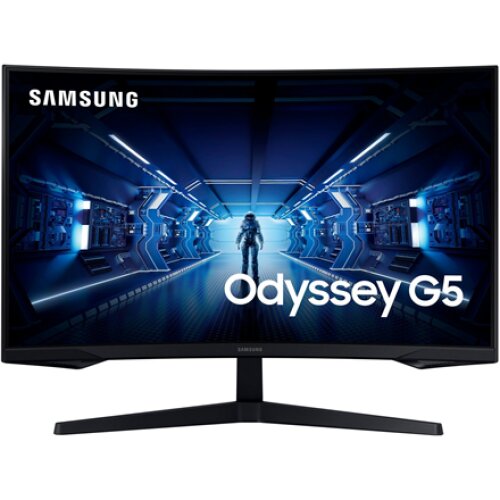 Samsung Curved Gaming Monitor C27G54TQBU 27 , VA, QHD, 2560 x 1440, 16:9, 1 ms, 250 cd/m², Black, HDMI ports quantity 1, 144 Hz