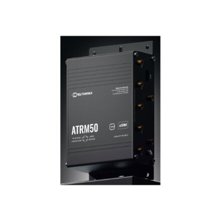 Teltonika , 5G Router for Transportation , ATRM50 , 802.11ac , 10/100/1000 Mbit/s , Ethernet LAN (RJ-45) ports 3 , Mesh Support Yes , MU-MiMO Yes , 5G , Antenna type 4 x SMA for Mobile, 2 x RP-SMA for Wi-Fi, 1 x SMA for GNNS