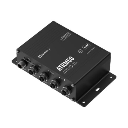 Teltonika , 5G Router for Transportation , ATRM50 , 802.11ac , 10/100/1000 Mbit/s , Ethernet LAN (RJ-45) ports 3 , Mesh Support Yes , MU-MiMO Yes , 5G , Antenna type 4 x SMA for Mobile, 2 x RP-SMA for Wi-Fi, 1 x SMA for GNNS