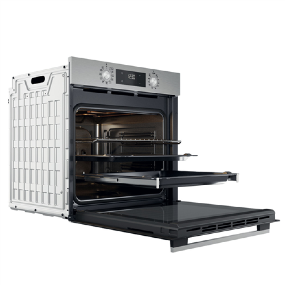 Whirlpool Oven , OMK58HU1X , 71 L , Electric , Hydrolytic , Electronic , Convection , Height 59.5 cm , Width 59.5 cm , Stainless Steel