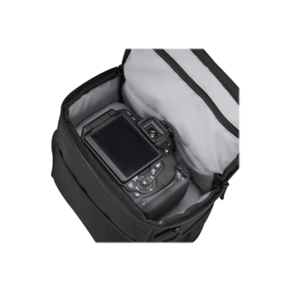 DSLR Camera Holster , Black , Interior dimensions (W x D x H) 165 x 114 x 185 mm , Holds SLR camera body with attached lens and up to two additional lenses and accessories; Unique hammock system suspends DSLR above the bottom of case, providing superior i