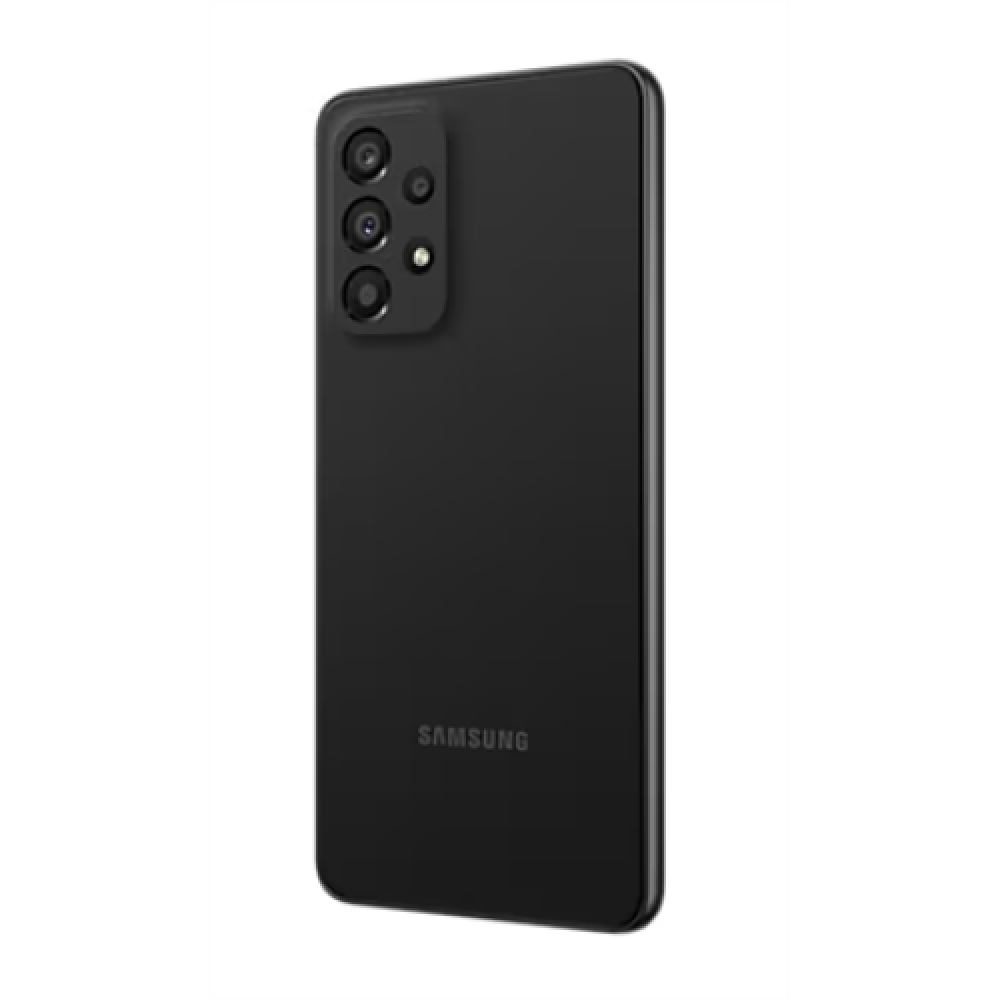 Samsung , Galaxy , A33 5G (Enterprise Edition) , Black , 6.4 , Super AMOLED , 1080 x 2400 , Internal RAM 6 GB , 128 GB , Dual SIM , Nano-SIM , 4G , 5G , Main camera resolution 48+8+5+2 MP , Secondary camera resolution 13 MP , Android , 12 , 5000 mAh