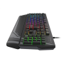 Genesis , Rhod 350 RGB , Gaming keyboard , RGB LED light , US , Black , Wired , 1.75 m