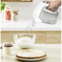 TEFAL , Hand Mixer , HT450B38 , Hand Mixer , 450 W , Number of speeds 5 , Turbo mode , White