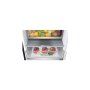LG Refrigerator GBB72MCUGN Energy efficiency class D Free standing Combi Height 203 cm No Frost system Fridge net capacity 277 L Freezer net capacity 107 L Display 35 dB Black