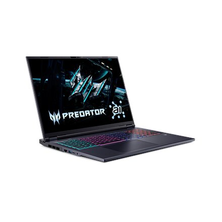 Acer , Predator Helios Neo 18 AI PHN18-72-75PV , Abyssal Black , 18 , IPS , WQXGA , 2560 x 1600 pixels , Intel Core Ultra 7 , 255HX , 32 GB , DDR5 , Solid-state drive capacity 1000 GB , NVIDIA GeForce RTX 5060 , GDDR7 , 8 GB , Windows 11 Home , 802.11ax ,