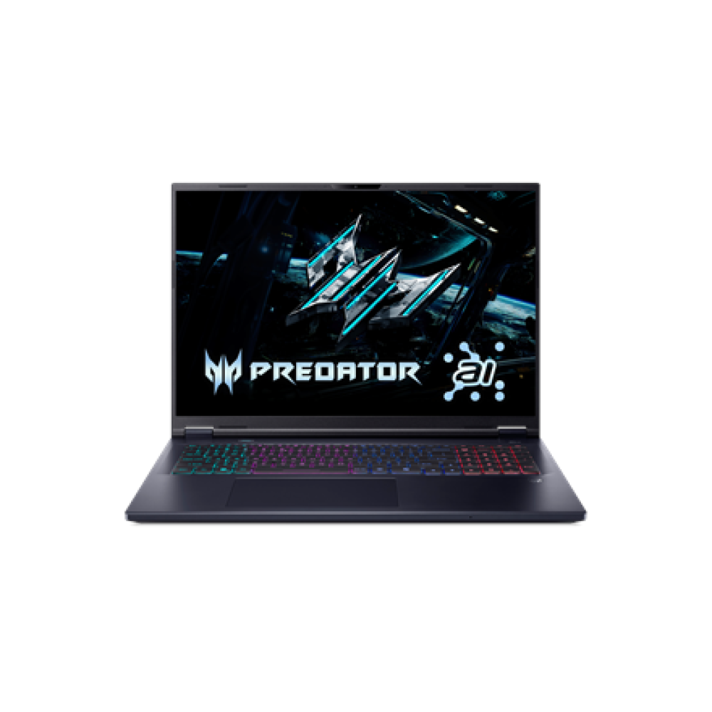 Acer , Predator Helios Neo 18 AI PHN18-72-75PV , Abyssal Black , 18 , IPS , WQXGA , 2560 x 1600 pixels , Intel Core U7 , 255HX , 32 GB , DDR5 , Solid-state drive capacity 1000 GB , NVIDIA GeForce RTX 5060 , GDDR7 , 8 GB , Windows 11 Home , 802.11ax , Blue