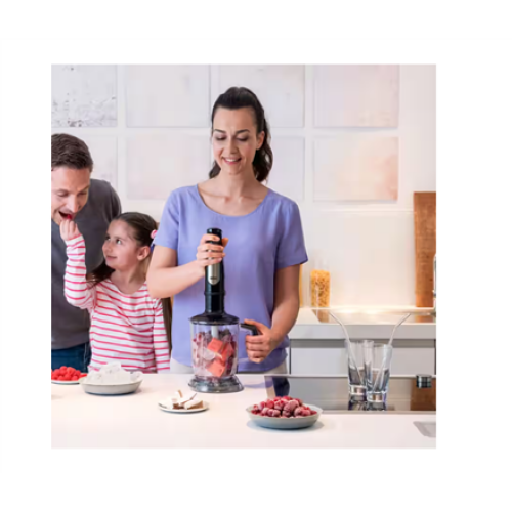 Braun , MultiQuick 7 Hand Blender , MQ 7045X , Hand Blender , 1000 W , Number of speeds 6 , Chopper , Black/Stainless steel