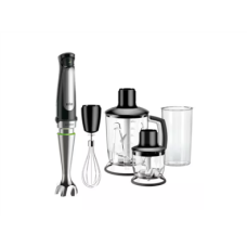 Braun , MultiQuick 7 Hand Blender , MQ 7045X , Hand Blender , 1000 W , Number of speeds 6 , Chopper , Black/Stainless steel