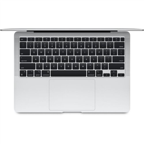 Apple , MacBook Air , Silver , 13.3 , IPS , 2560 x 1600 , Apple M1 , 8 GB , SSD 256 GB , Apple M1 7-core GPU , Without ODD , macOS , 802.11ax , Bluetooth version 5.0 , Keyboard language English , Keyboard backlit , Warranty 12 month(s) , Battery warranty 