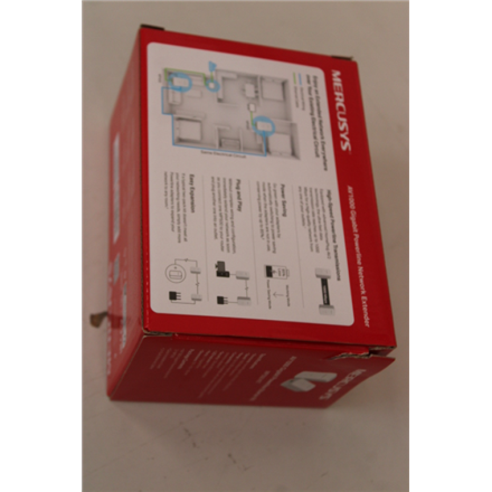 SALE OUT. Mercusys MP500 KIT AV1000 Gigabit Powerline Starter Kit DAMAGED PACKAGING, UNPACKED , Mercusys , AV1000 Gigabit Powerline Starter Kit , MP500 KIT , 1000 Mbit/s , Ethernet LAN (RJ-45) ports 1 , DAMAGED PACKAGING, UNPACKED
