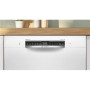 Bosch Dishwasher , SMU4HMW02S , Built-in , Width 60 cm , Number of place settings 14 , Number of programs 6 , Energy efficiency class D , Display , AquaStop function , White