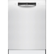 Bosch Dishwasher , SMU4HMW02S , Built-in , Width 60 cm , Number of place settings 14 , Number of programs 6 , Energy efficiency class D , Display , AquaStop function , White