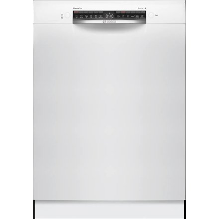 Bosch Dishwasher , SMU4HMW02S , Built-in , Width 60 cm , Number of place settings 14 , Number of programs 6 , Energy efficiency class D , Display , AquaStop function , White