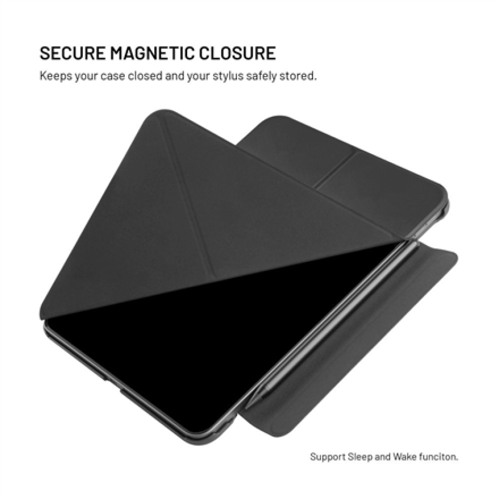 Fixed , Trinity Case , 10.9-11 , Cover , Apple iPad 10.9 (2022)/iPad 11 (2025) , Black
