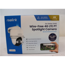 SALE OUT. , Reolink , 4K 4G LTE Wire Free Camera , Go Series G440 , 23 month(s) , Dome , 8 MP , Fixed , IP64 , H.265 , MicroSD (Max. 128GB) , USED, SCRATCHES ON TOP