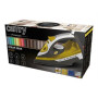 Camry , Iron , CR 5029 , Steam Iron , 2400 W , Continuous steam 40 g/min , Steam boost performance 70 g/min , White/Black/Gold