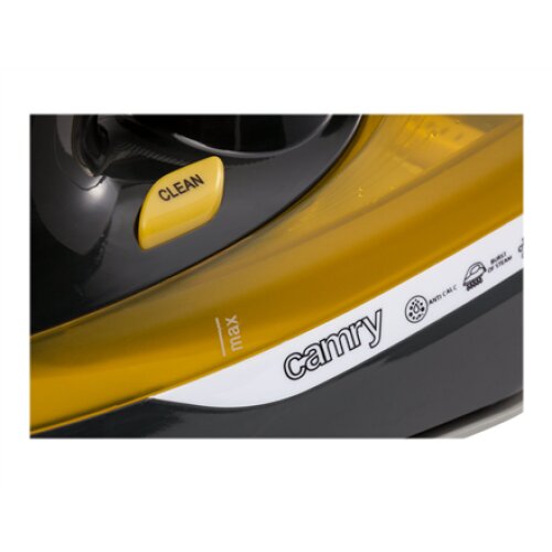 Camry , Iron , CR 5029 , Steam Iron , 2400 W , Continuous steam 40 g/min , Steam boost performance 70 g/min , White/Black/Gold