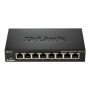D-Link , Switch , DGS-108/E , Unmanaged , Desktop , Gigabit Ethernet (copper) ports quantity 8 , 60 month(s)