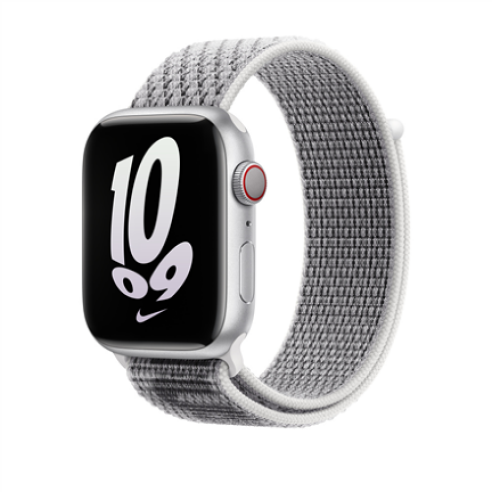 Apple Nike Sport Loop, 45, Summit White/Black