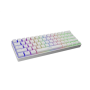 Genesis , THOR 660 RGB , Gaming keyboard , RGB LED light , US , White , Wireless/Wired , 1.5 m , Gateron Red Switch , Wireless connection